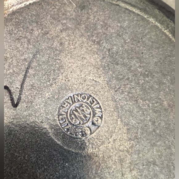 Vintage WILTON ARMETALE Cards Party Bowl Divided Pewter 10” spades Hearts NEW - Picture 6 of 8